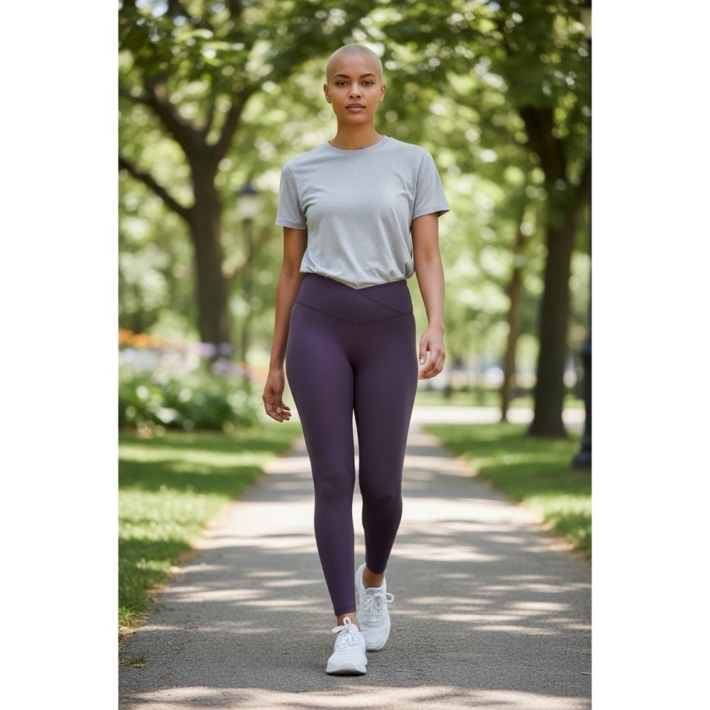 OFFLINE By Aerie Real Me‎ High Rise 7/8 Leggings Purple Small